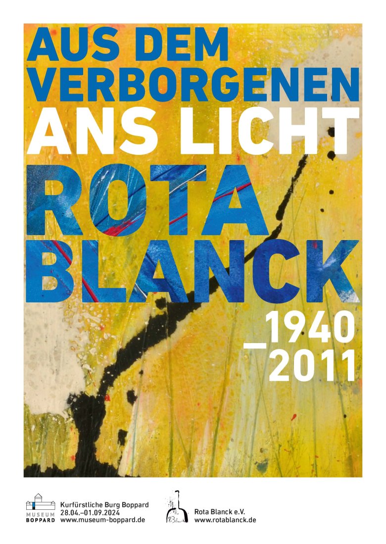 Plakat Ausstellung Rota Blanck