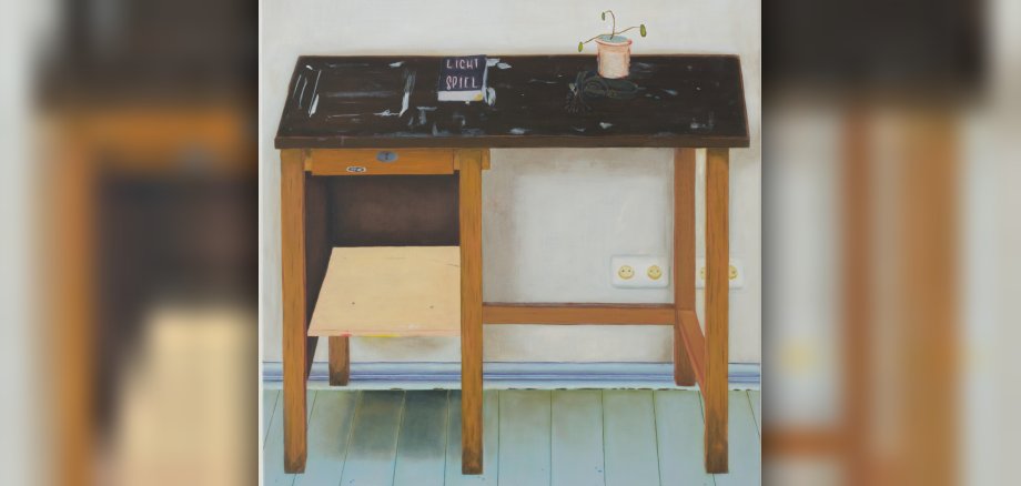 "Everything in its right Place" lautet der Titel der Ausstellung der Fachklasse für Malerei und Grafik im Museum Boppard. Sie ist ab dem 1. Mai dort zu sehen, darunter auch das abgebildete Werk Lichtspiel von Onno Seeger.