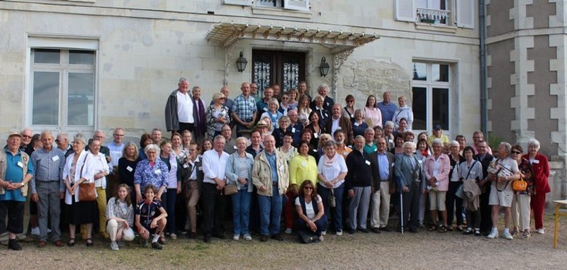 Die Gruppe nach dem Besuch der Amboiser Weinbauschule
