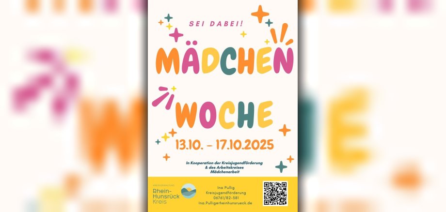 Vom 13. bis 17. Oktober 2025 findet im Rhein-Hunsrück-Kreis wieder die Mädchenwoche statt. Auch das Museum Boppard ist mit dabei und bietet einen Workshop für Mädchen an.
