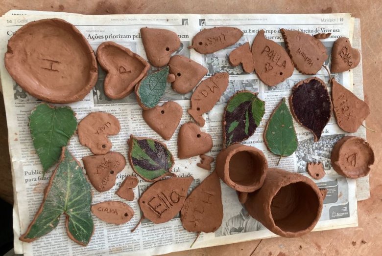Die Jugendlichen aus Boppard haben in Brasilien an einem Keramik-Workshop teilgenommen. Das Foto zeigt das Ergebnis.
