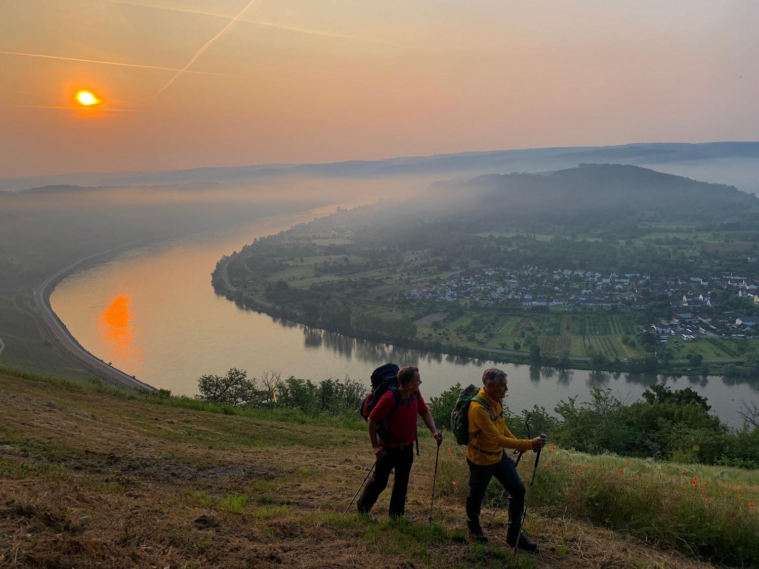 Wanderer am Gedeonseck