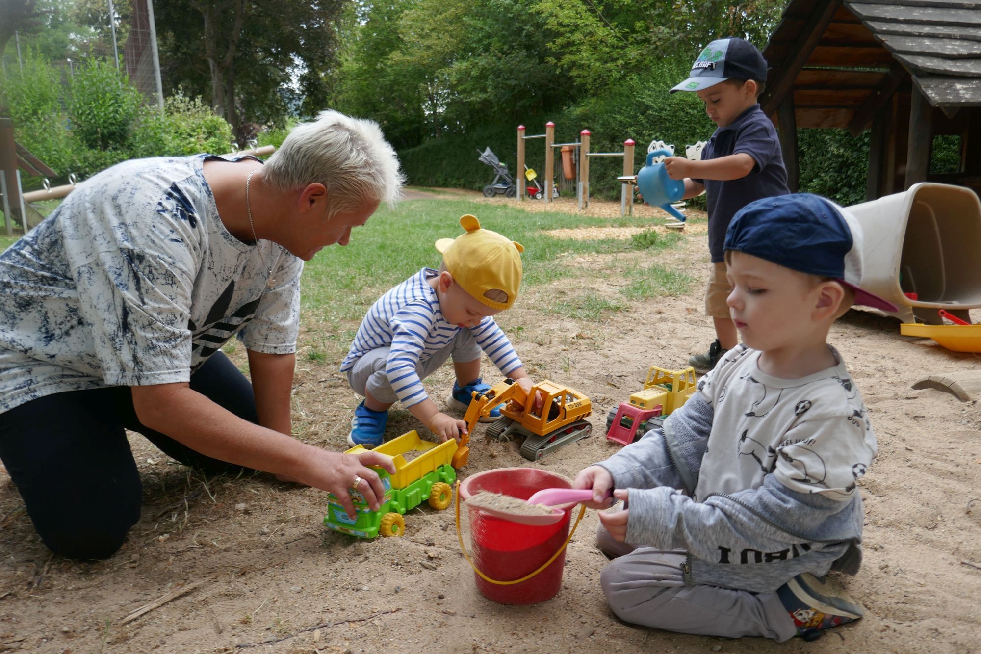Für die Kinder und ihre Begleitpersonen war es eine ebenso schöne Aktion, wie für das Kita-Personal.
