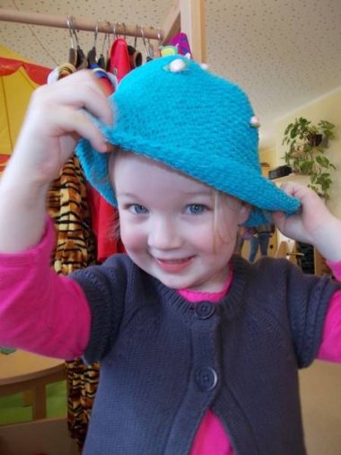 Foto vom Verkleiden eines Kindes in der Kita Weiler