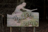 Hexenwald Holzschild