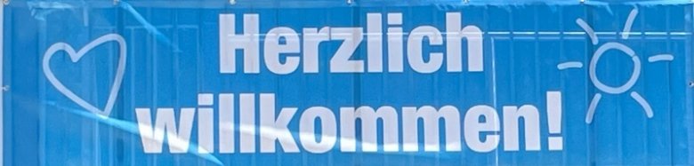 Banner Herzlich Willkommen