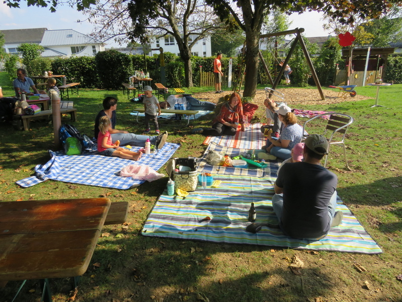 Foto vom Herbstfest in der Kita Abenteuerland.
