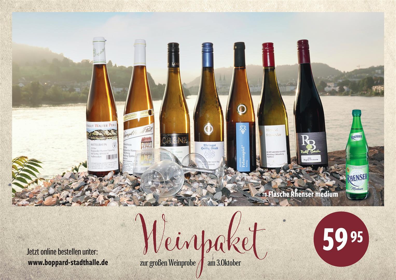 Das Weinpaket zum Weinfest.