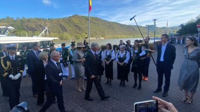 Das Foto zeigt den Besuch des belgischen Königspaares in Boppard.
