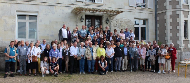 Die Gruppe nach dem Besuch der Amboiser Weinbauschule