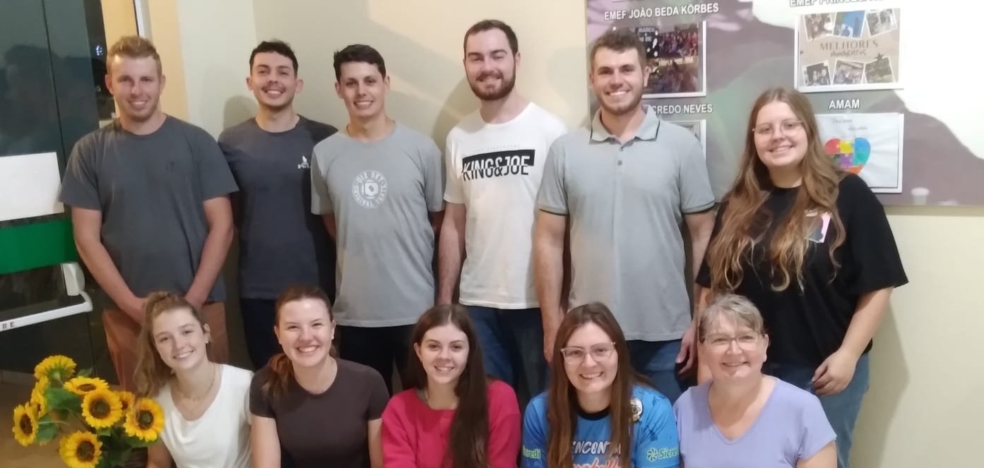 Letztes Treffen der Jugenddelegation aus Arroio do Meio vor der Reise nach Boppard.