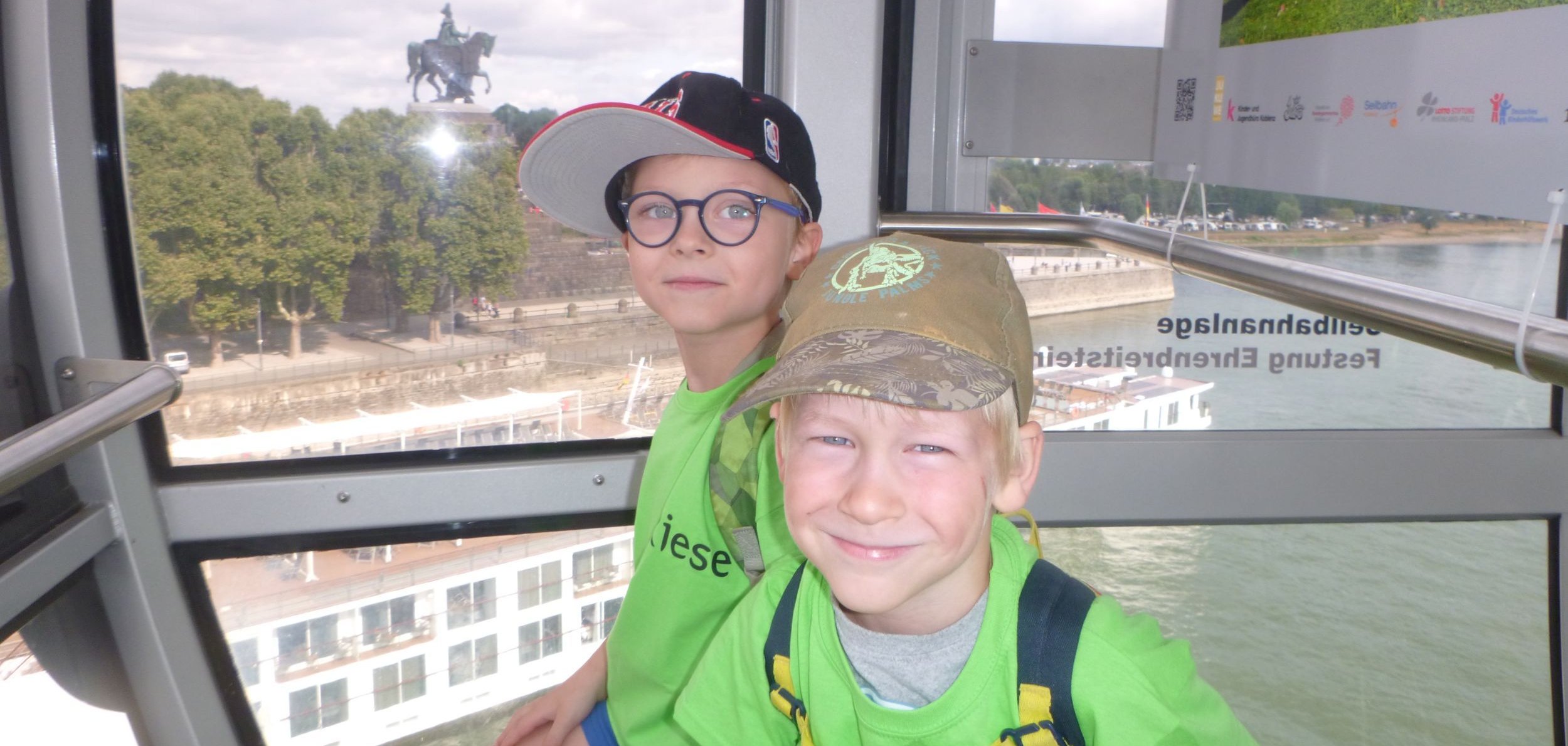 Es war für alle eine schöne Überraschung: Die Abschlussfahrt führte die Vorschulkinder aus der Kindertagesstätte Boppard-Weiler nach Koblenz. Mit der Seilbahn ging es hoch zur Festung Ehrenbreitstein. 