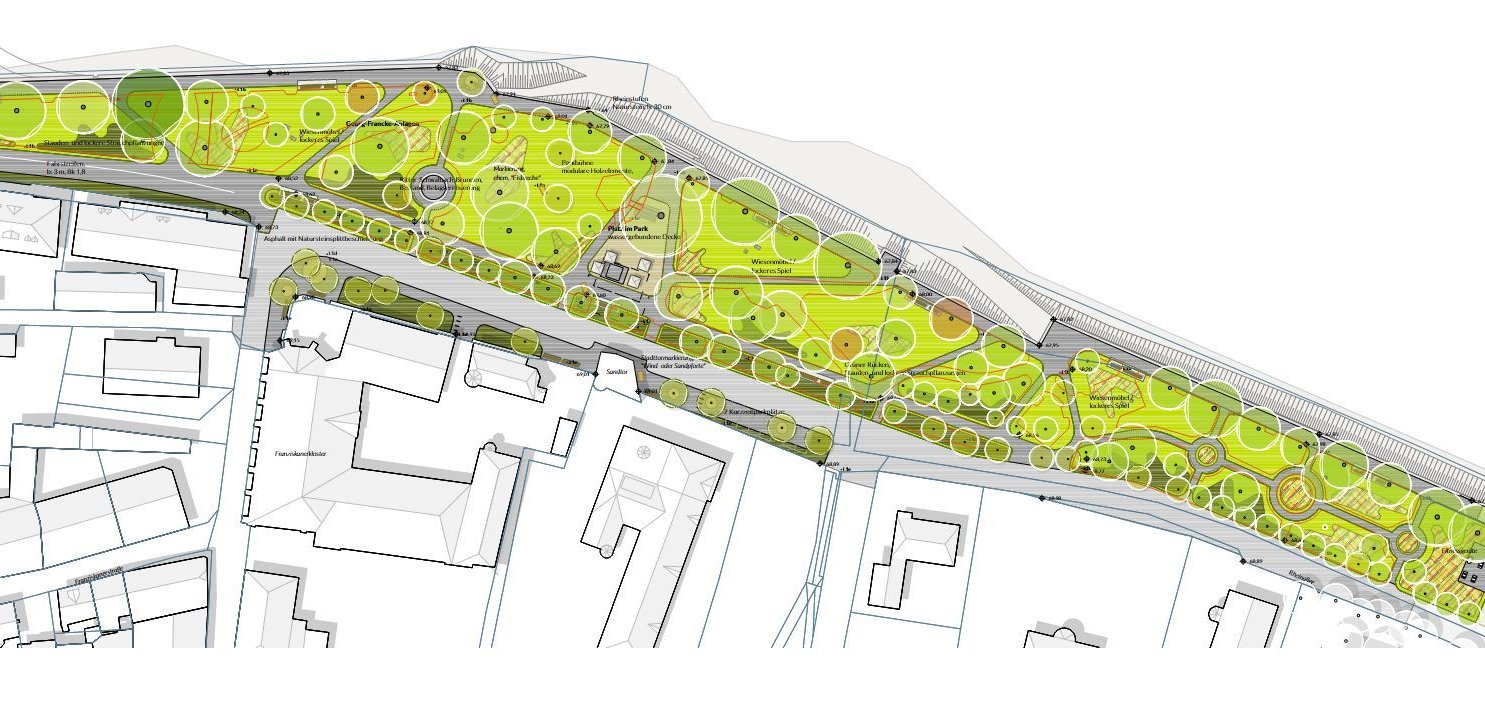 Die Vorplanung für die Georg-Francke-Anlage wurde nach der Einwohnerversammlung aktualisiert.