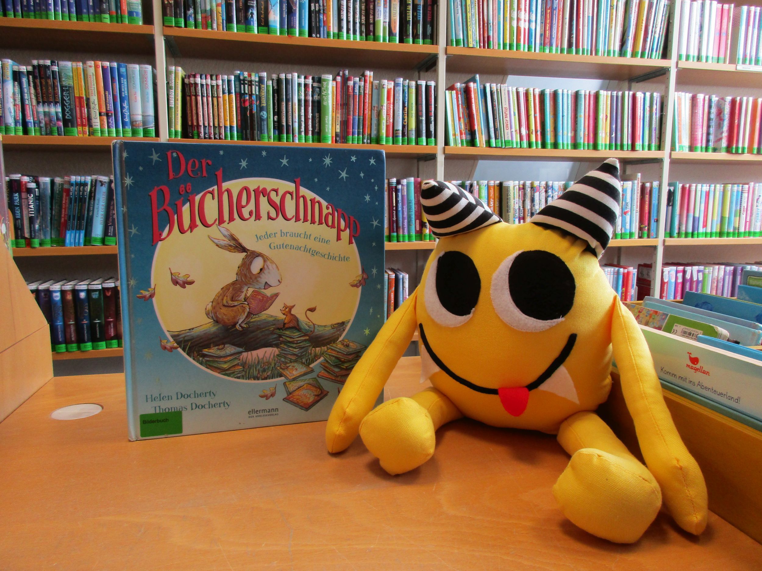 Zur nächsten Vorlesestunde in der Stadtbücherei Boppard können sich die Kinder auf die Geschichte „Der Bücherschnapp“ freuen.