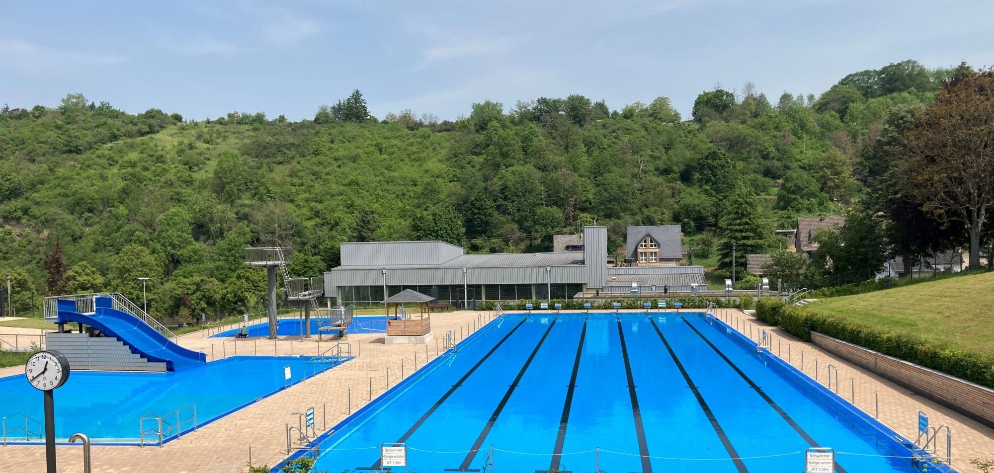 Das Thermalfreibad Boppard öffnet am Samstag, 24. Juni 2023, seine Pforten. 