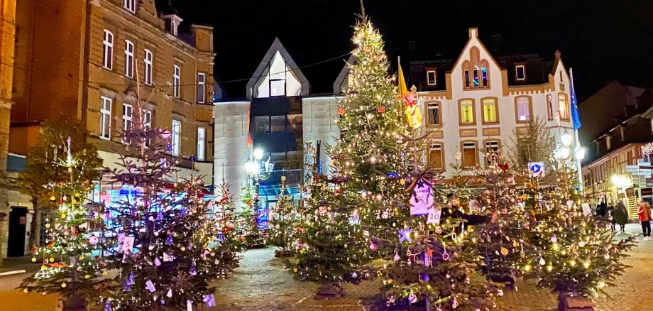 Der Winterwald war im vergangenen Jahr eines der Highlights des Bopparder Weihnachtsmarkts. Vereine und Einrichtungen, die in diesem Jahr einen Baum schmücken und gestalten möchten, können sich noch bis Ende Oktober anmelden. Der Winterwald war im vergangenen Jahr eines der Highlights des Bopparder Weihnachtsmarkts. Vereine und Einrichtungen, die in diesem Jahr einen Baum schmücken und gestalten möchten, können sich noch bis Ende Oktober anmelden.