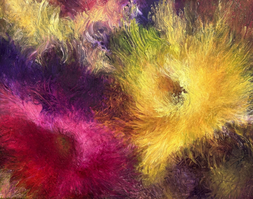 Die Arbeiten von Juliane Gottwald zeichnen sich durch eine synästhetische Wahrnehmung der Motive aus. 