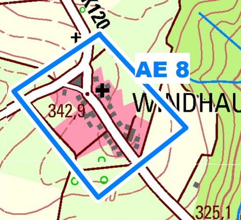 Abrechnungseinheit 8 / Ortsbezirk Herschwiesen, Ortsteil Windhausen Abrechnungseinheit 8 / Ortsbezirk Herschwiesen, Ortsteil Windhausen