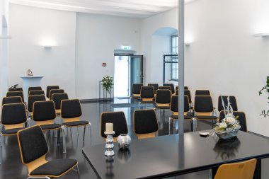 Blick ins Trauzimmer in der Kurfürstlichen Burg.