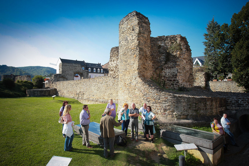 Das Römerkastell in Boppard.