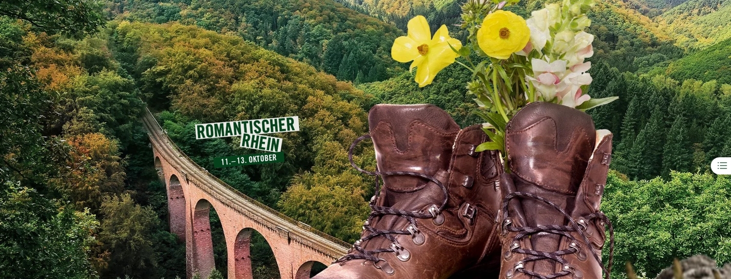 Vom 11. bis 13. Oktober 2024 erwartet  Wanderfans ein Wochenende voller geführter Wanderungen, Workshops und Aktivitäten in und um Boppard.